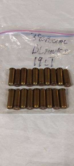 Assorted ammo (19-38 Spl blanks & 18-45 Shot shells)