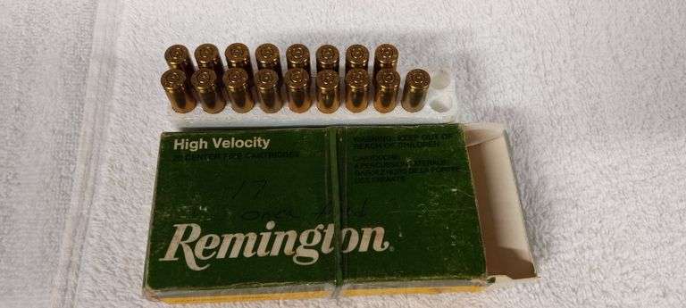 17 pcs 222 Rem brass