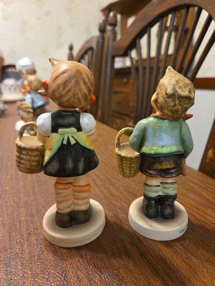 2 Goebel Figurines-Sister-Village Boy