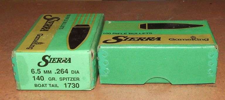200 pcs Sierra 6.5 .264" Bullets