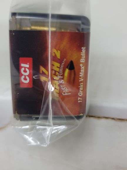 2-50 round box CCI .17 Mach 2