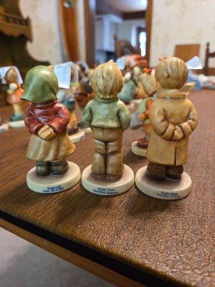 3 Goebel Figurines-Clear As  Bell-Steadfast Soprano-Too Shy To Sing