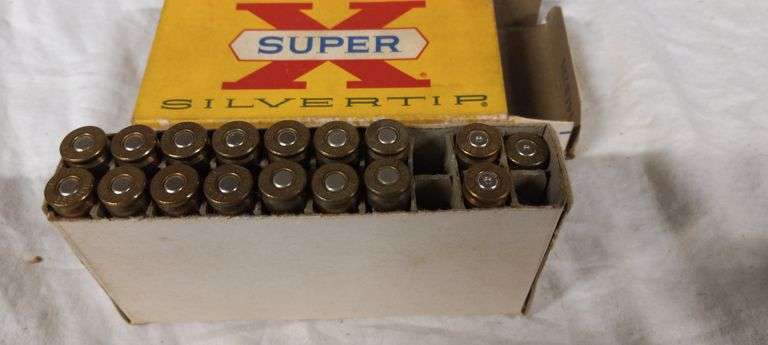 14 rnds 358 Winchester Silvertip & 3 empty