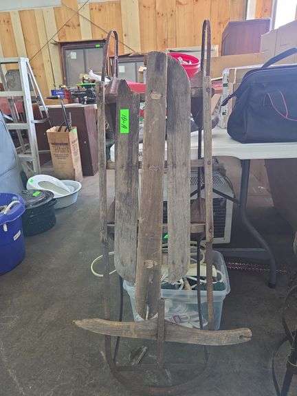 Wooden Sled (Needs Repaired)