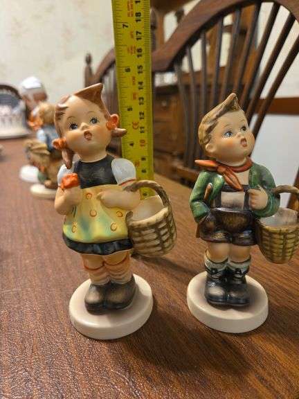2 Goebel Figurines-Sister-Village Boy