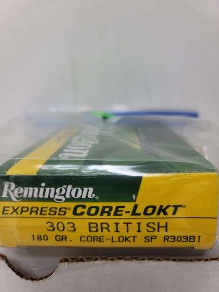 20 round box Remington .303 British