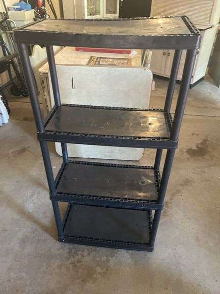 Plastic shelves