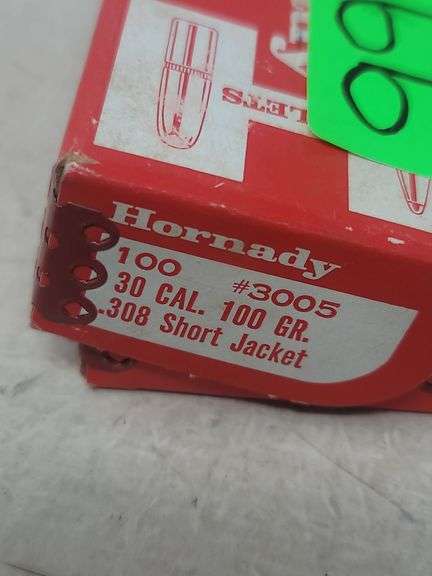 100 pcs 30 caliber .308 short jacketed bullets