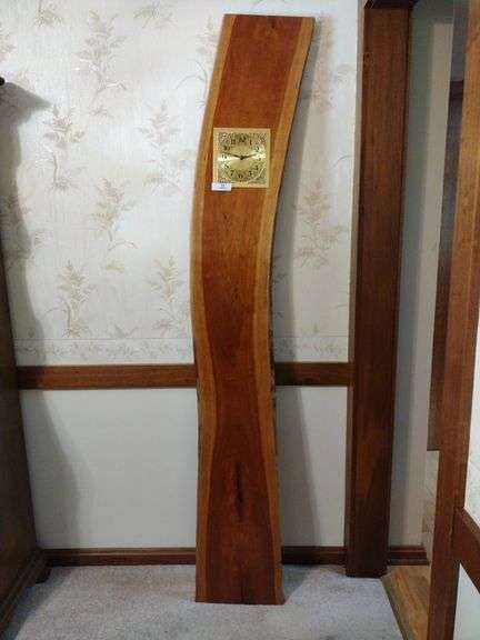 Live Edge Floor/Wall Clock Approx 14" x 81"