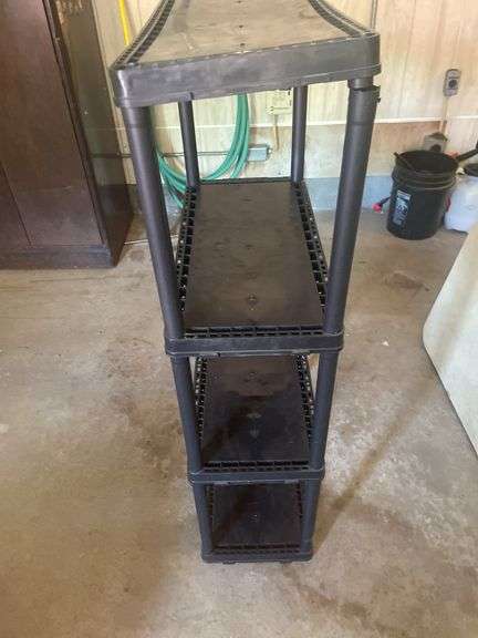 Plastic shelves