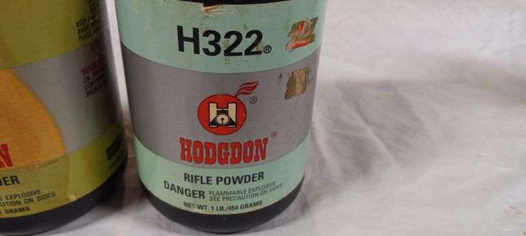 2-1 lb bottles Hodgdon H-322 Rifle powder