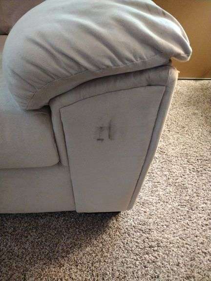 Upholstered Couch Approx 89"x37" Needs Spot Cleaned