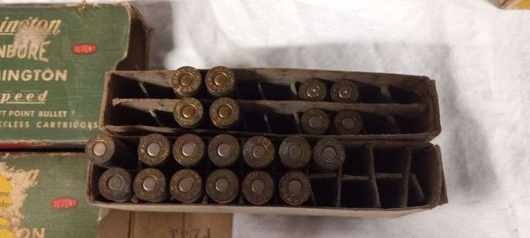 17 live & 4 empty 244 Remington