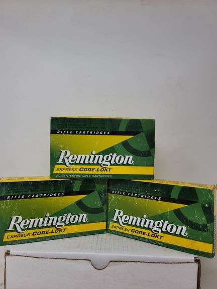 3-20 rnd box Remington Express Core-Lokt 338 Win Mag