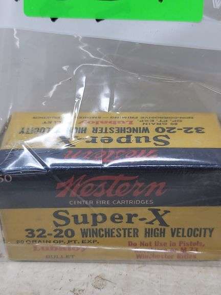 50 rounds Western Vintage .32-20 ammo