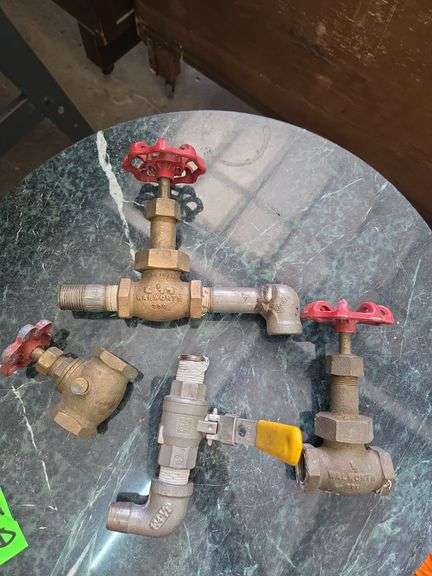 Box Of Assorted Shut Off Valves-   Various Sizes