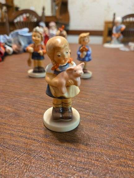 4 Goebel Figurines- Pigtails-First Mate-I Brought You A Gift-Flower Girl