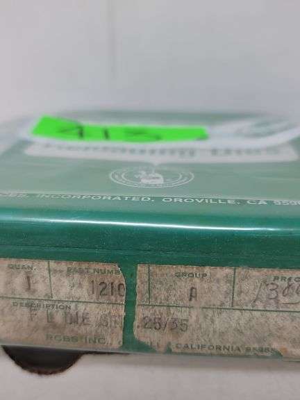 Vintage set (1971) RCBS 25-35 Win 2 die set