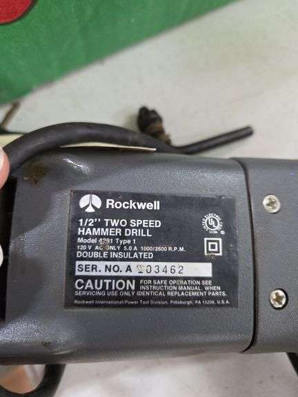 Rockwell 1/2" Electric Hammer Drill