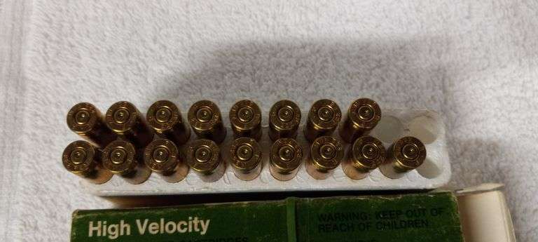 17 pcs 222 Rem brass