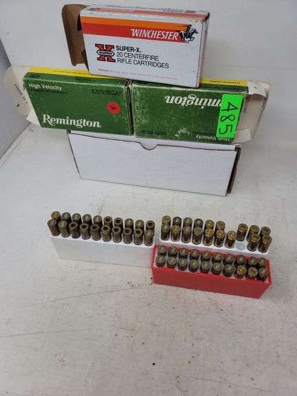 5 live rounds & 53 spent 6mm