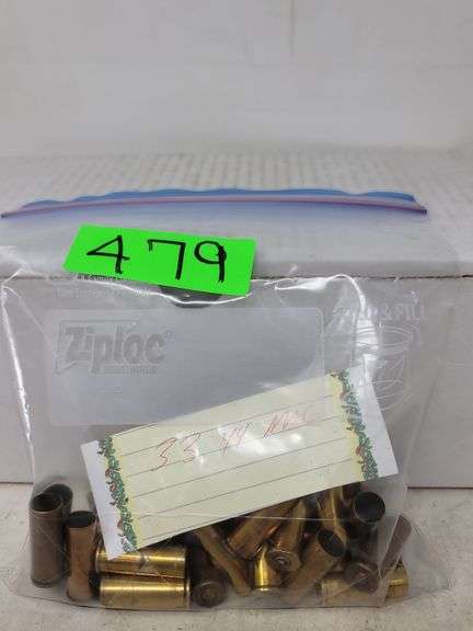 33 pcs assorted 44 Magnum brass