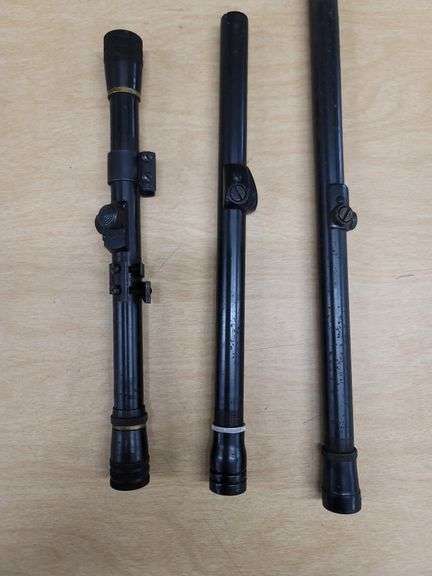 3 Vintage scopes (1-Weaver, 1-Marlin & 1-JC Higgins)