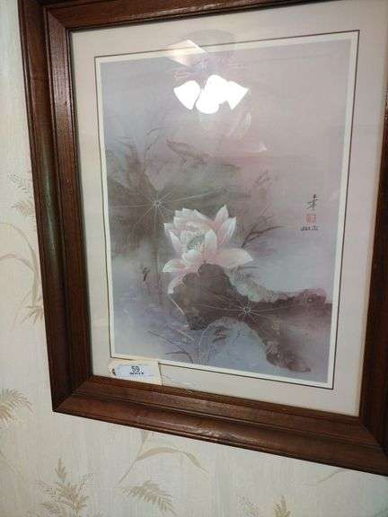 Framed Print By Hana Liu Approx 19"x23"