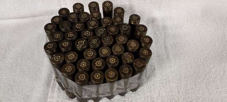 47 pcs 50BMG linked empty brass