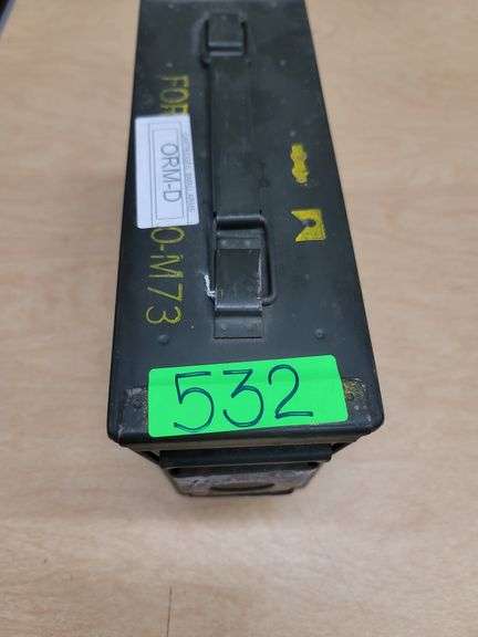 250 rnds 7.62x51 NATO in 30 cal ammo can