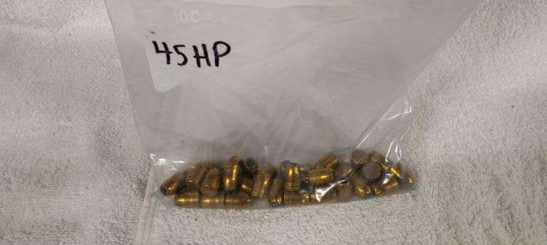 Bag of 45 caliber HP bullets