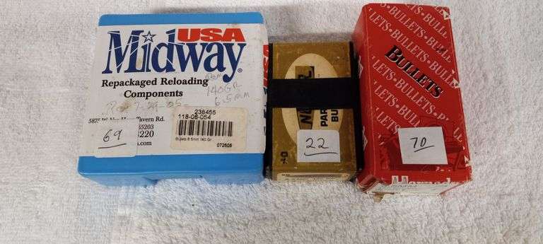 161 pcs 6.5mm 140gr bullets