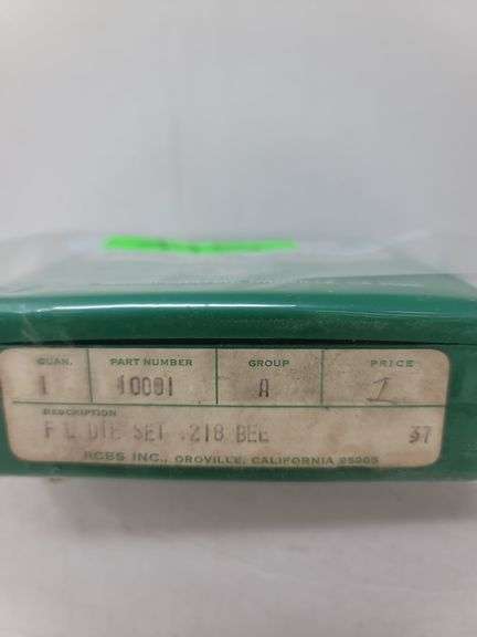 Vintage set (1974) RCBS 218 dies (2 die set)