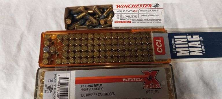 224 rnds 22 lr