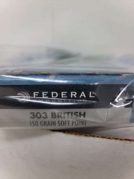20 round box Federal .303 British