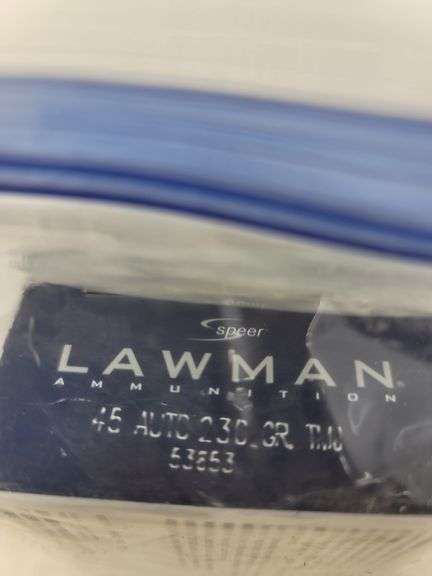 50 round box Speer Lawman 45 ACP