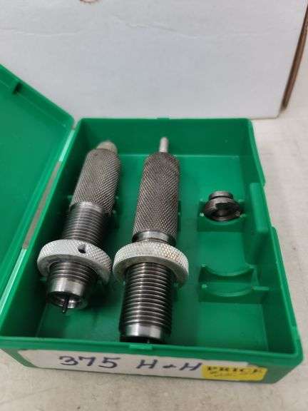 RCBS 2 die set with shell holder for 375 H&H