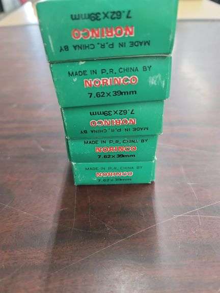 5-20 rnd box Norinco 7.62x39 Steel case/Non corrosive