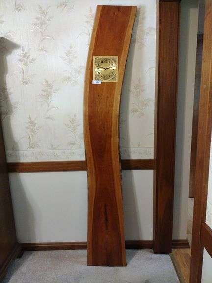 Live Edge Floor/Wall Clock Approx 14" x 81"