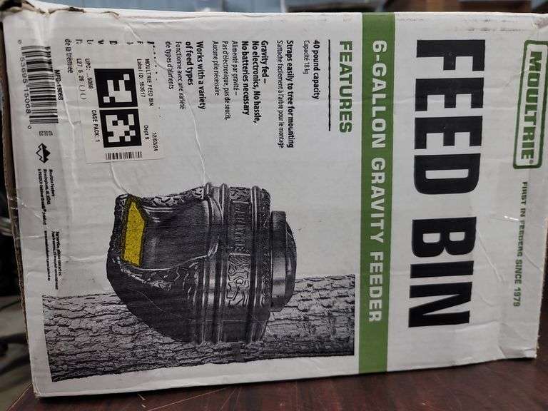 Moultrie 6 gallon feed bin