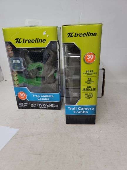 2-24 MP Treeline Trail Camera Combo