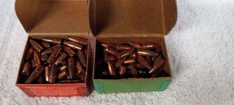 2 boxes 22 caliber 55gr bullets