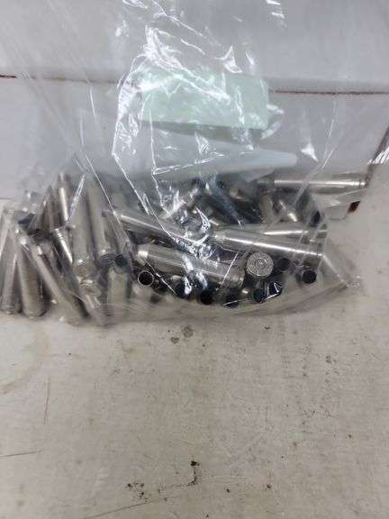 58 pcs assorted 7mm nickel casings