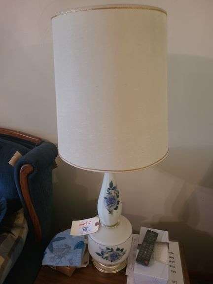 2 Glass Table Lamps