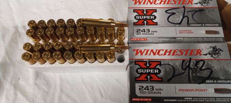 2-20 rnd box 243 Win (80gr and 100gr)