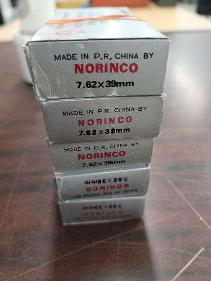 5-20 rnd box Norinco 7.62x39 Non corrosive/Steel case