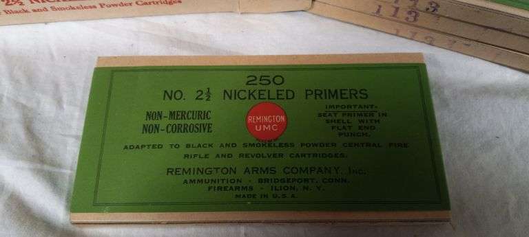 1000 count Remington 2 1/2 Large pistol primers
