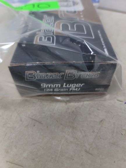 50 round box CCI Blazer 9mm