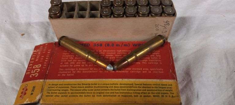 16 rnds 358 Win 3 Silvertip & 13 SP