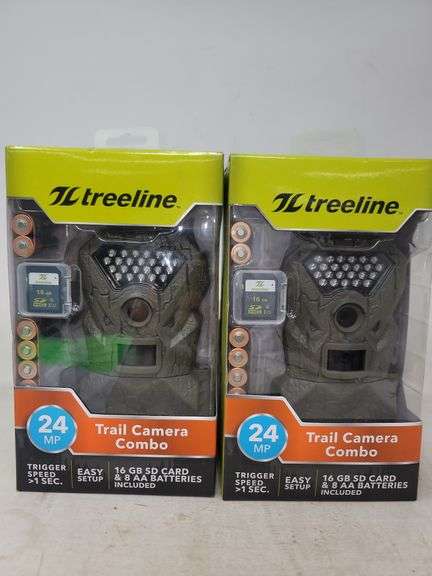 2-30 MP Treeline Trail Camera Combo